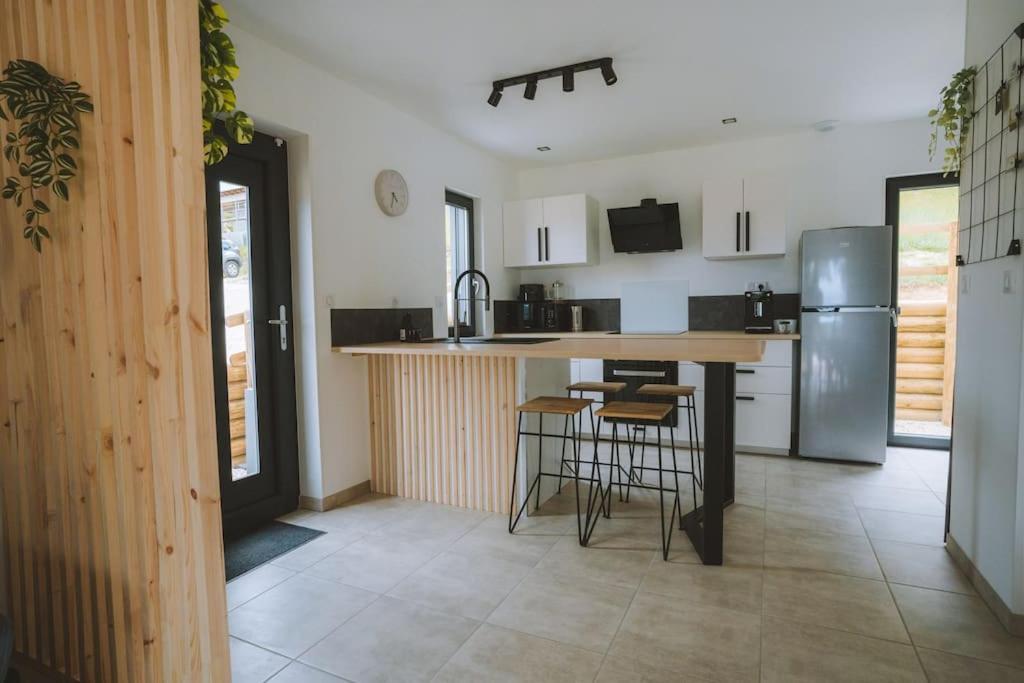 La Booa - Ecolodge En Ardeche - Piscine Privee - Ecolodgite Ozon  외부 사진