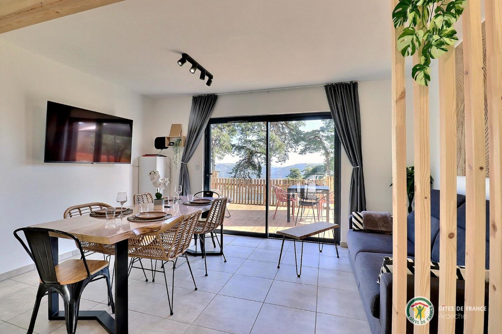 La Booa - Ecolodge En Ardeche - Piscine Privee - Ecolodgite Ozon  외부 사진