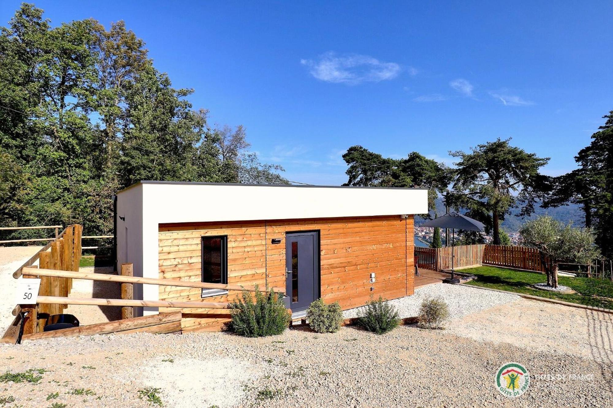 La Booa - Ecolodge En Ardeche - Piscine Privee - Ecolodgite Ozon  외부 사진