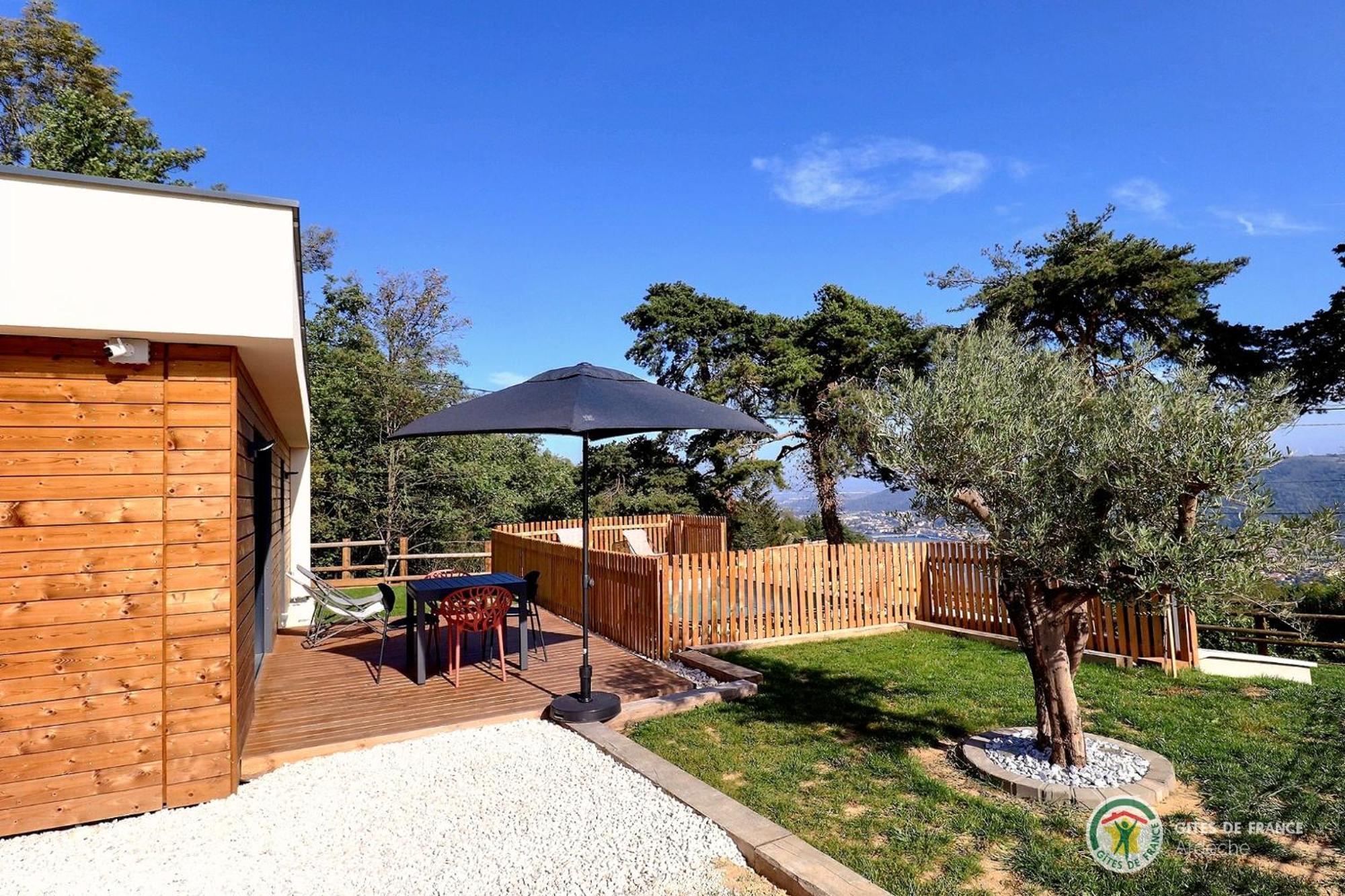 La Booa - Ecolodge En Ardeche - Piscine Privee - Ecolodgite Ozon  외부 사진