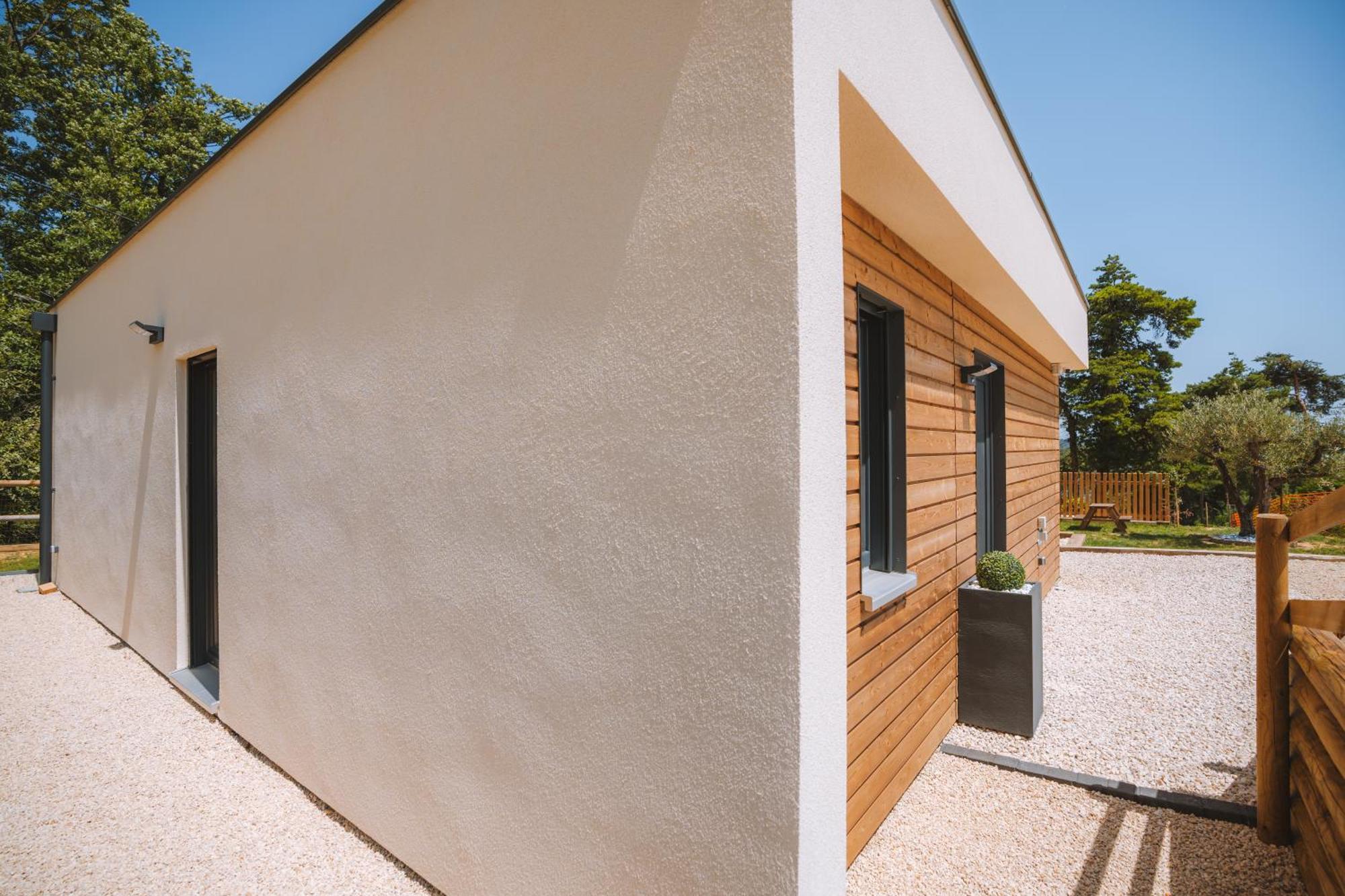 La Booa - Ecolodge En Ardeche - Piscine Privee - Ecolodgite Ozon  외부 사진